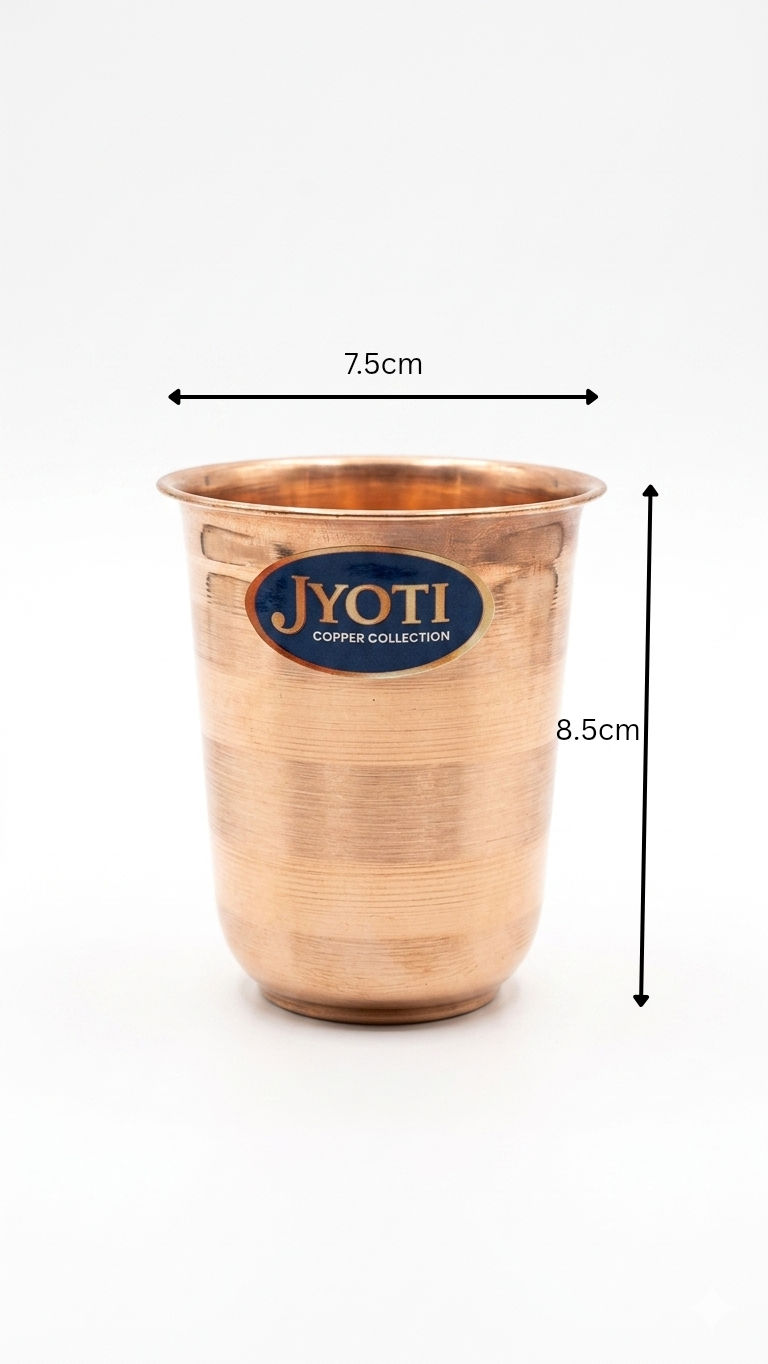 Premium Copper Water Jug Set with 6 Glasses – Pure Copper Drinkware