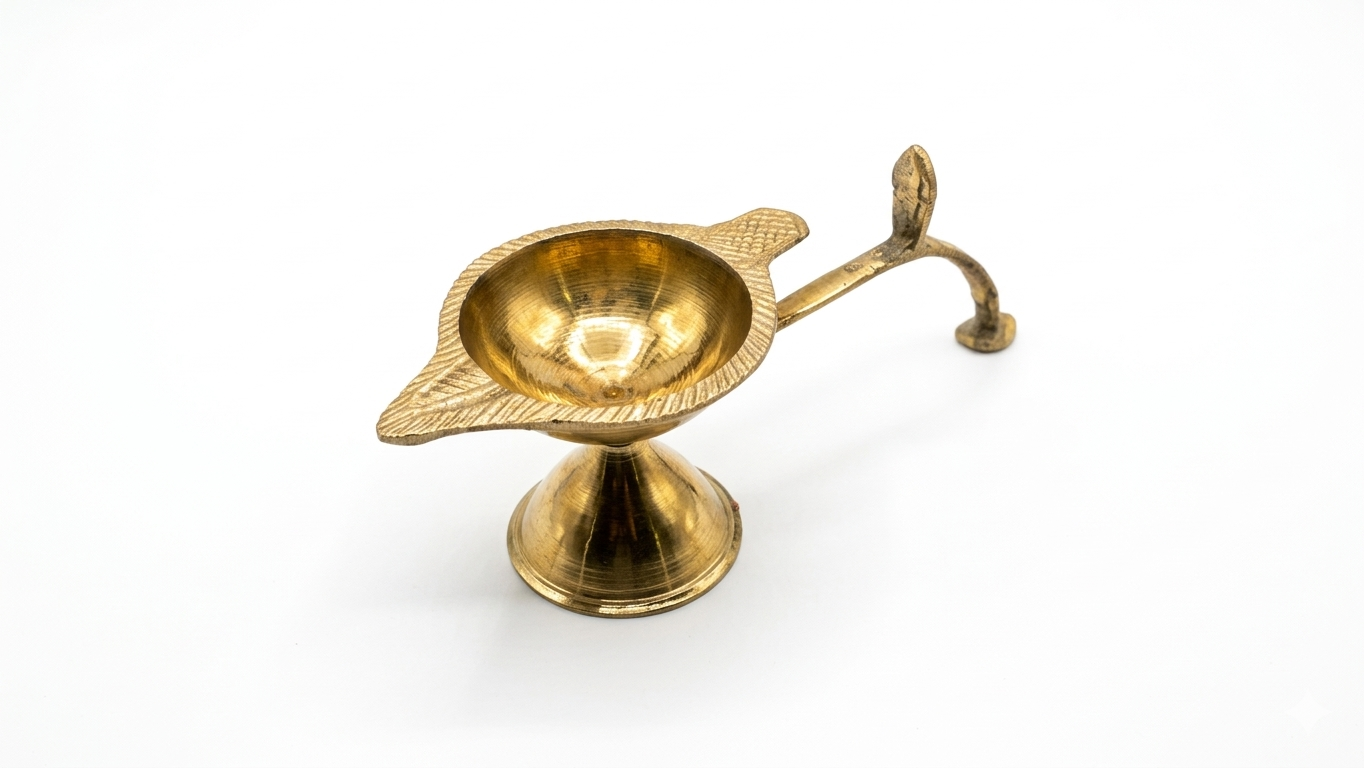 Premium Brass Pooja Thali Set with Complete Accessories