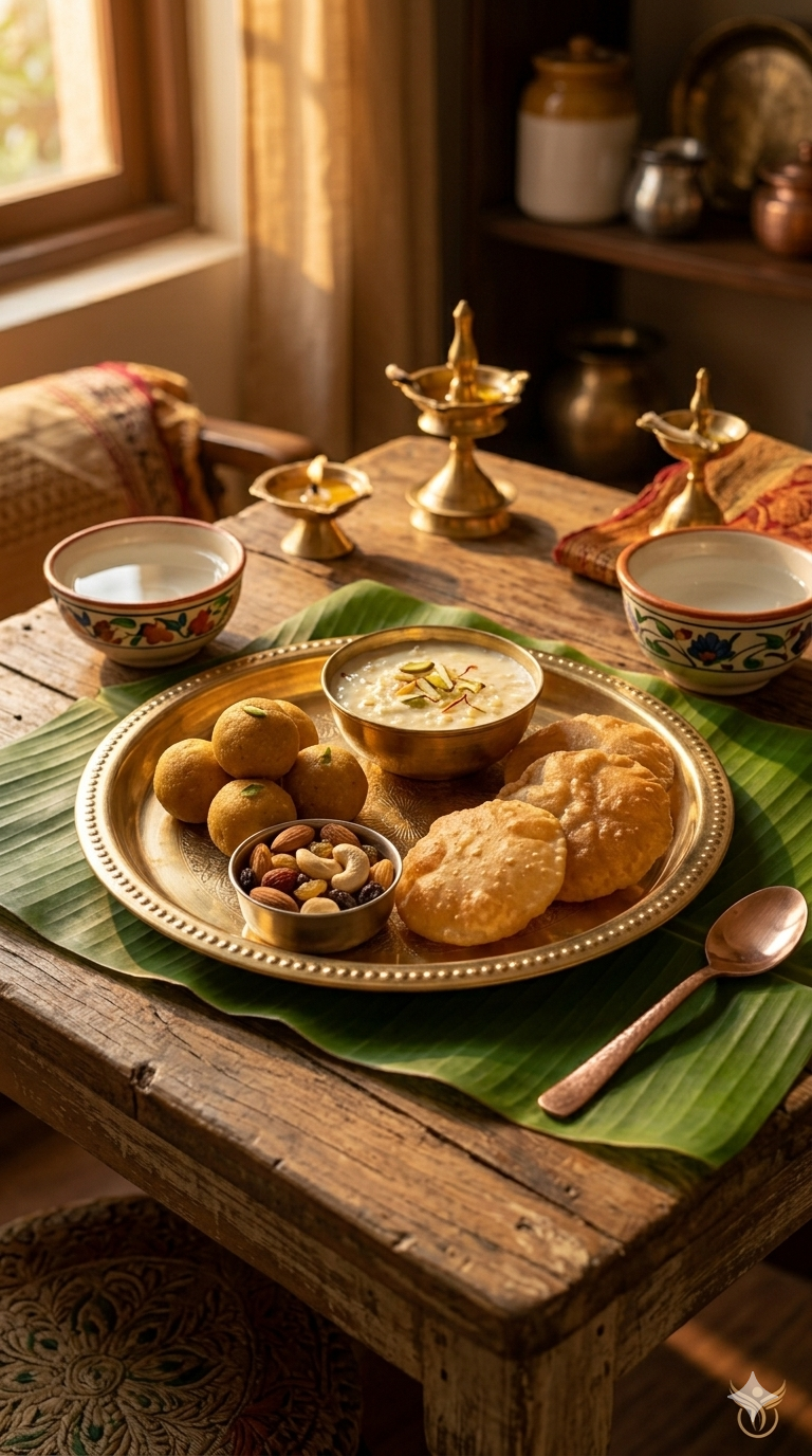 Premium Brass Pooja Thali with Elegant Floral Design – 4 Sizes Available