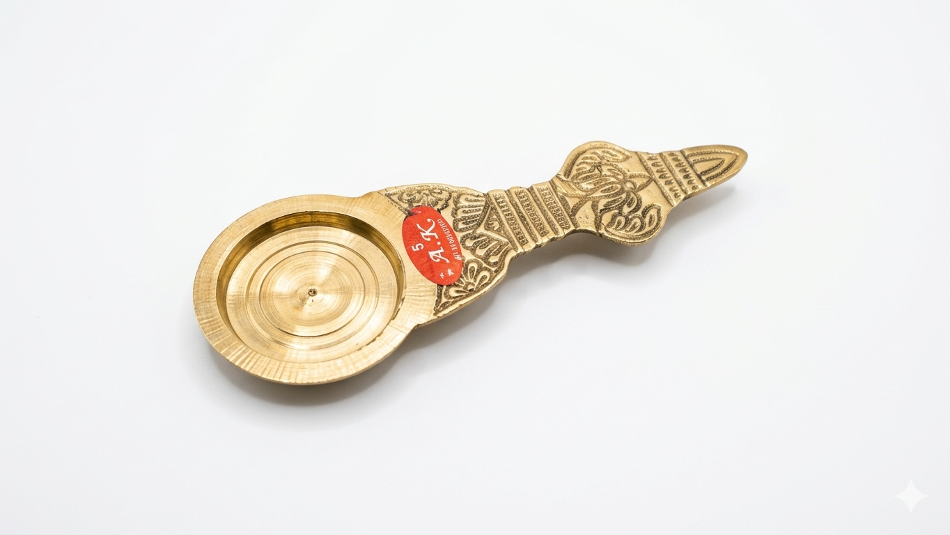 Premium Brass Pooja Thali Set with Complete Accessories