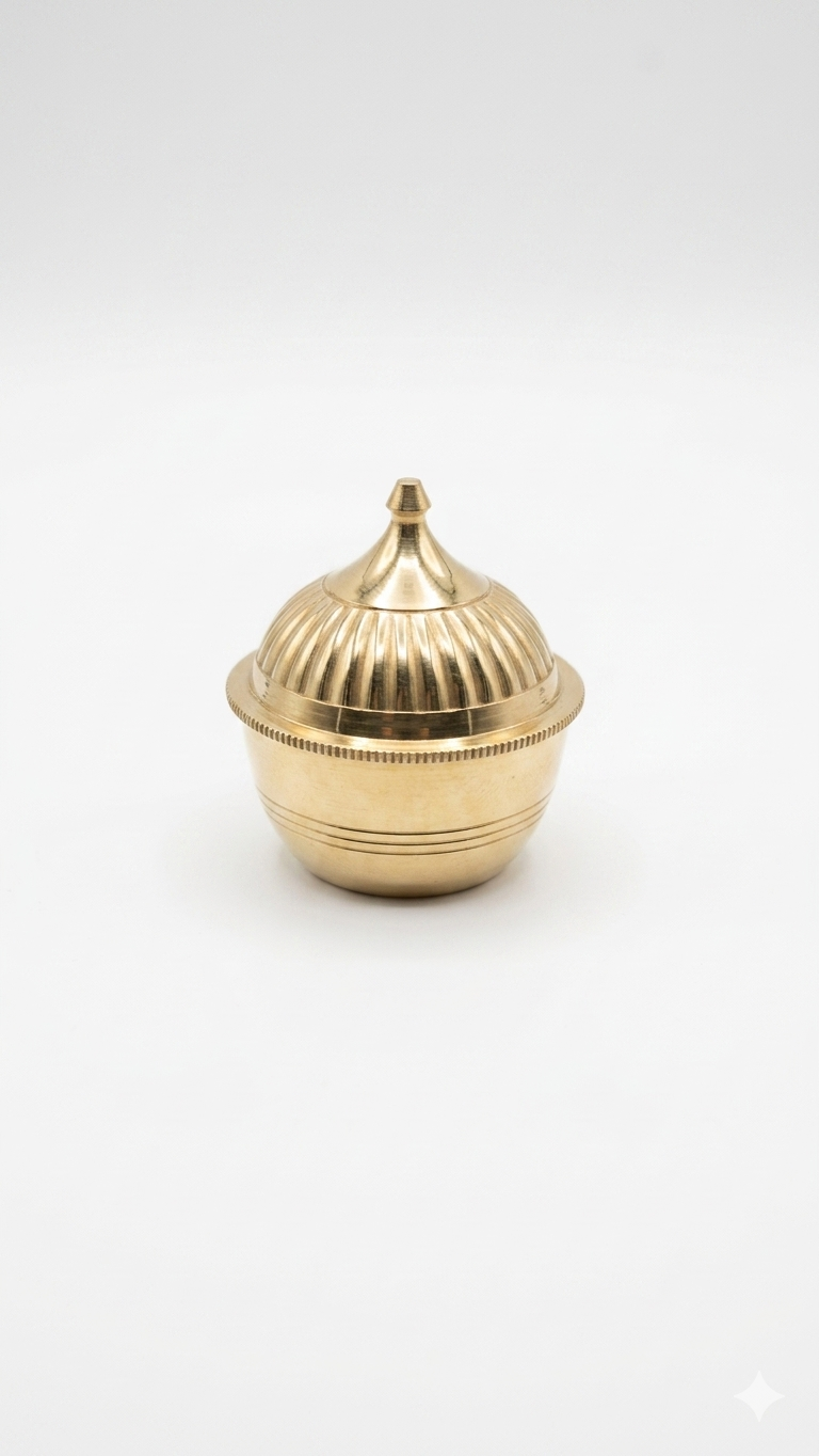 Premium Brass Pooja Thali Set with Diya, Kalash & Accessories