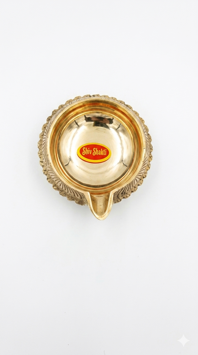 Premium Brass Kuber Diya for Pooja & Lakshmi Kuber Worship