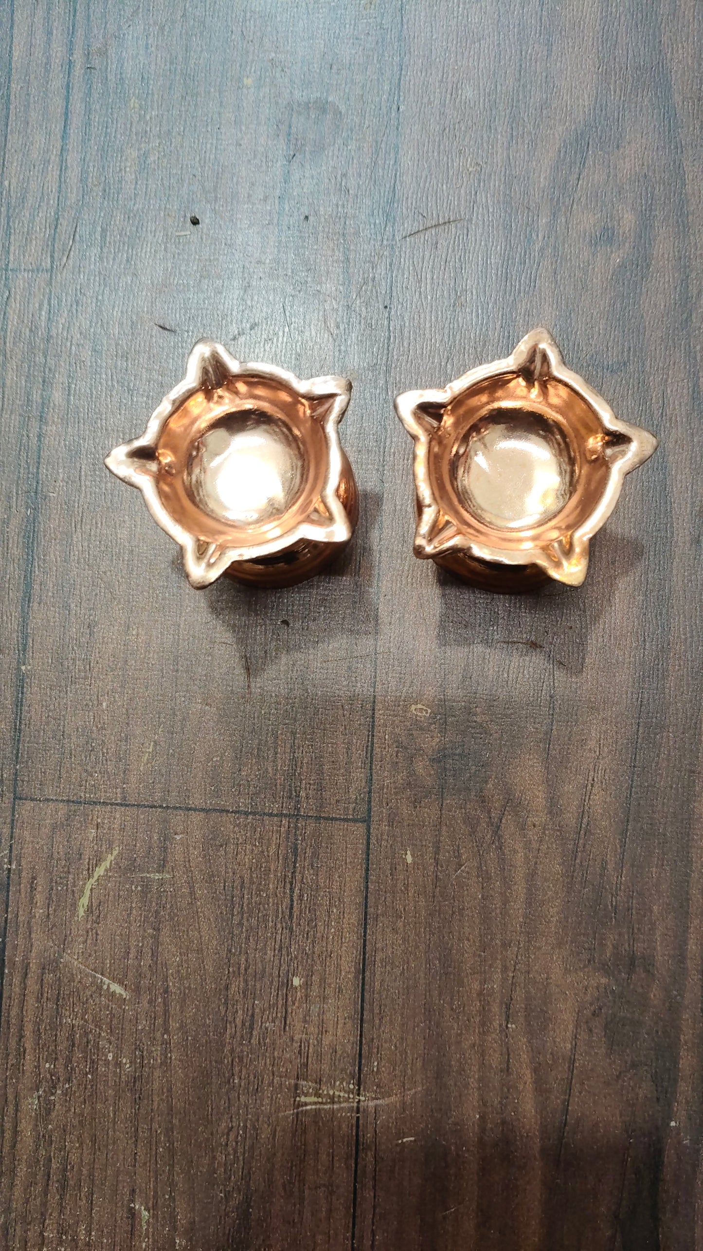 Pure Copper Adhikmas Diya for Pooja | Pack Of 12 pieces